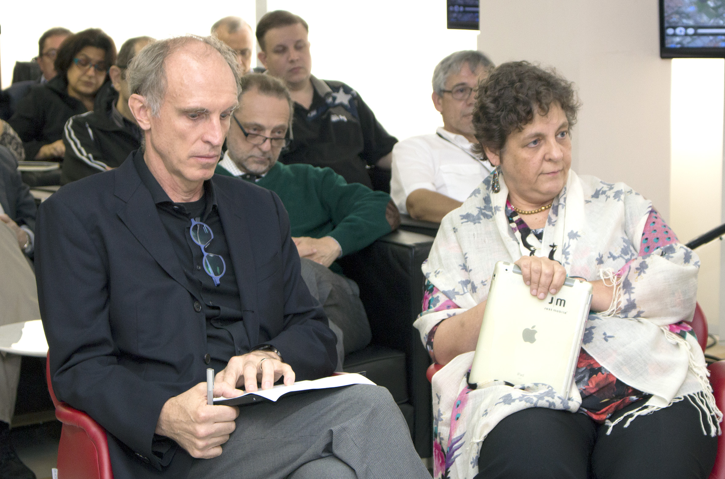 Martin Grossmann e Elizabeth Balbachevsky