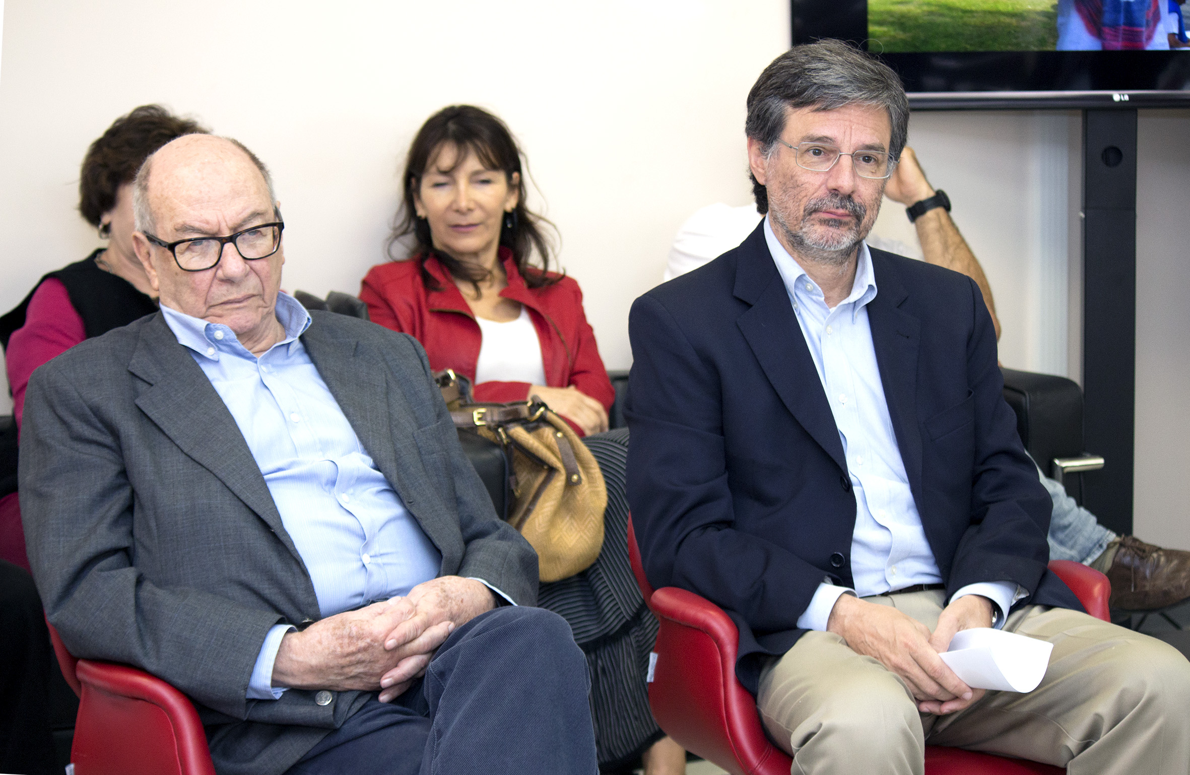 José Arthur Giannotti e Carlos Henrique de Brito Cruz