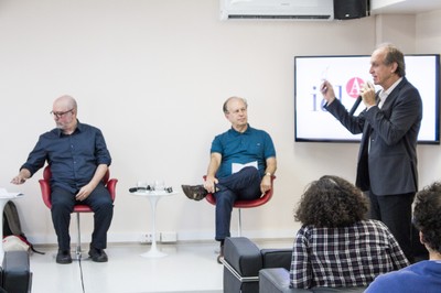 Luiz Eduardo Soares, Renato Janine Ribeiro e Martin Grossmann