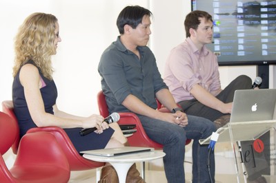 Nikki Moore, Helder Nakaya e David Gange
