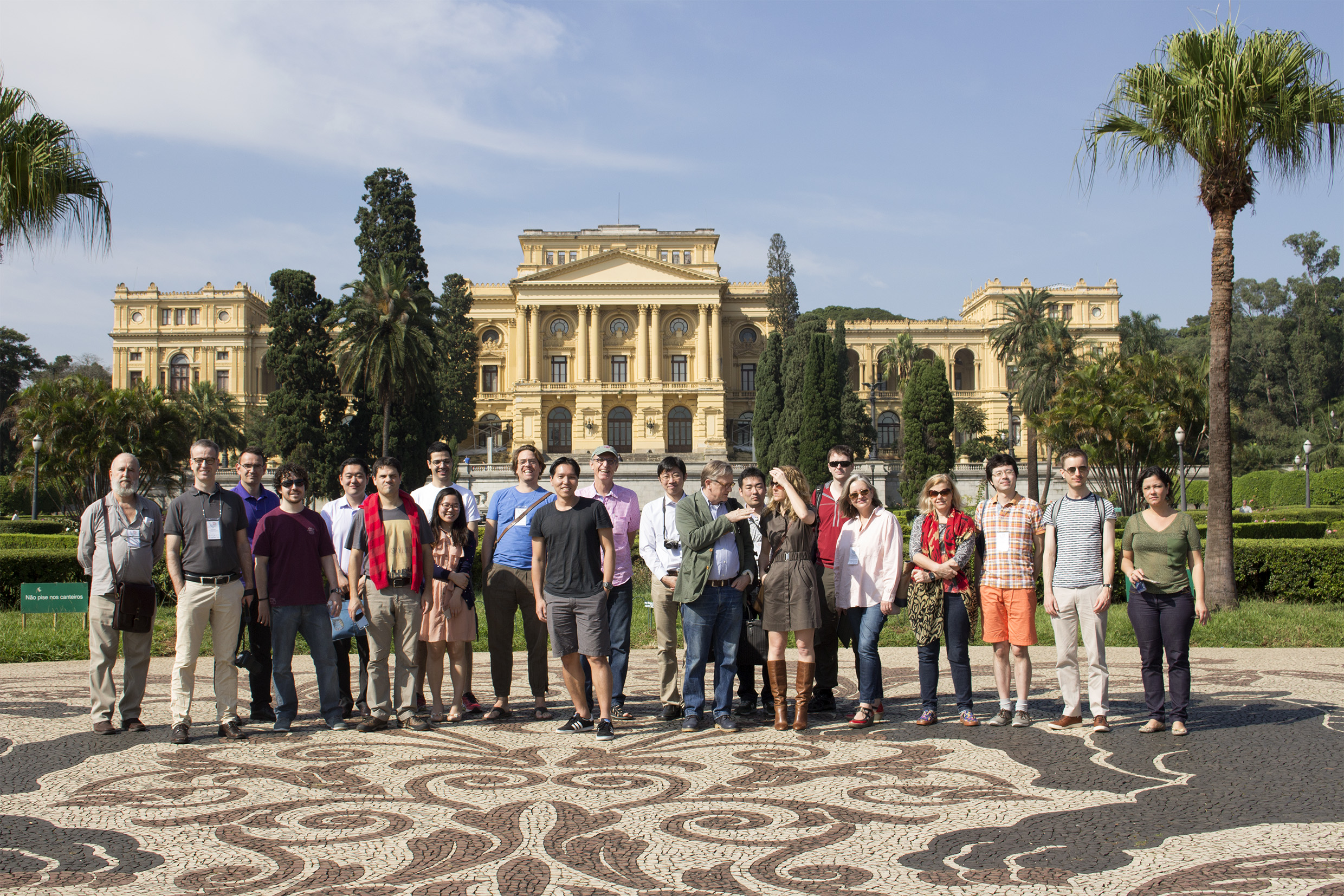 Grupo em visita ao Museu Paulista da USP - Roteiro  Científico-Cultural: A USP e a São Paulo Modernista - 18 de abril de 2015