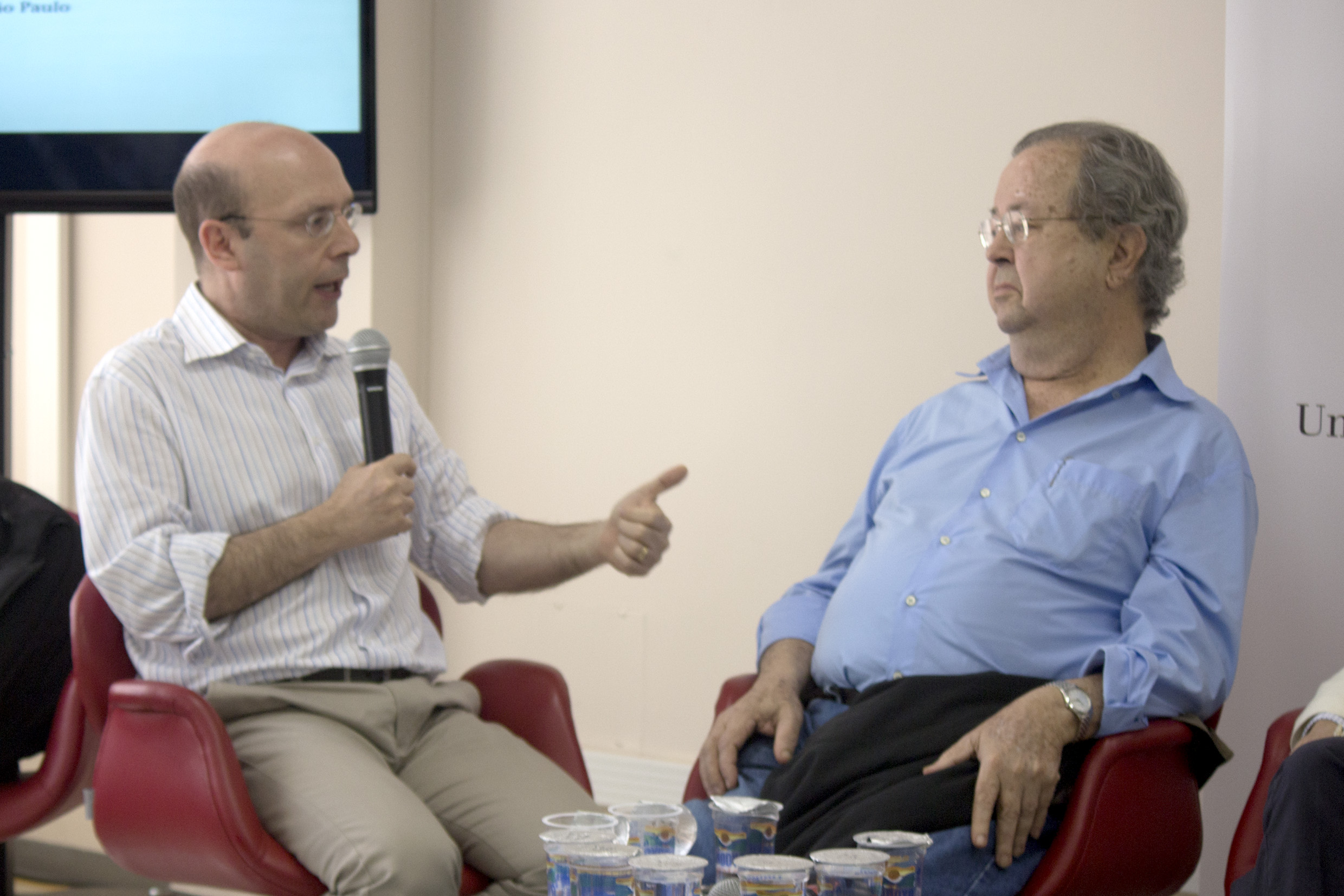 Sérgio Fausto e Francisco Weffort