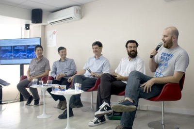 Luiz Ojima Sakuda, Davi Nakano, Mario Sergio Salerno, Renato Nery e Paulo Luis Santos