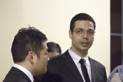 Norihito Nakamichi e Eduardo Almeida