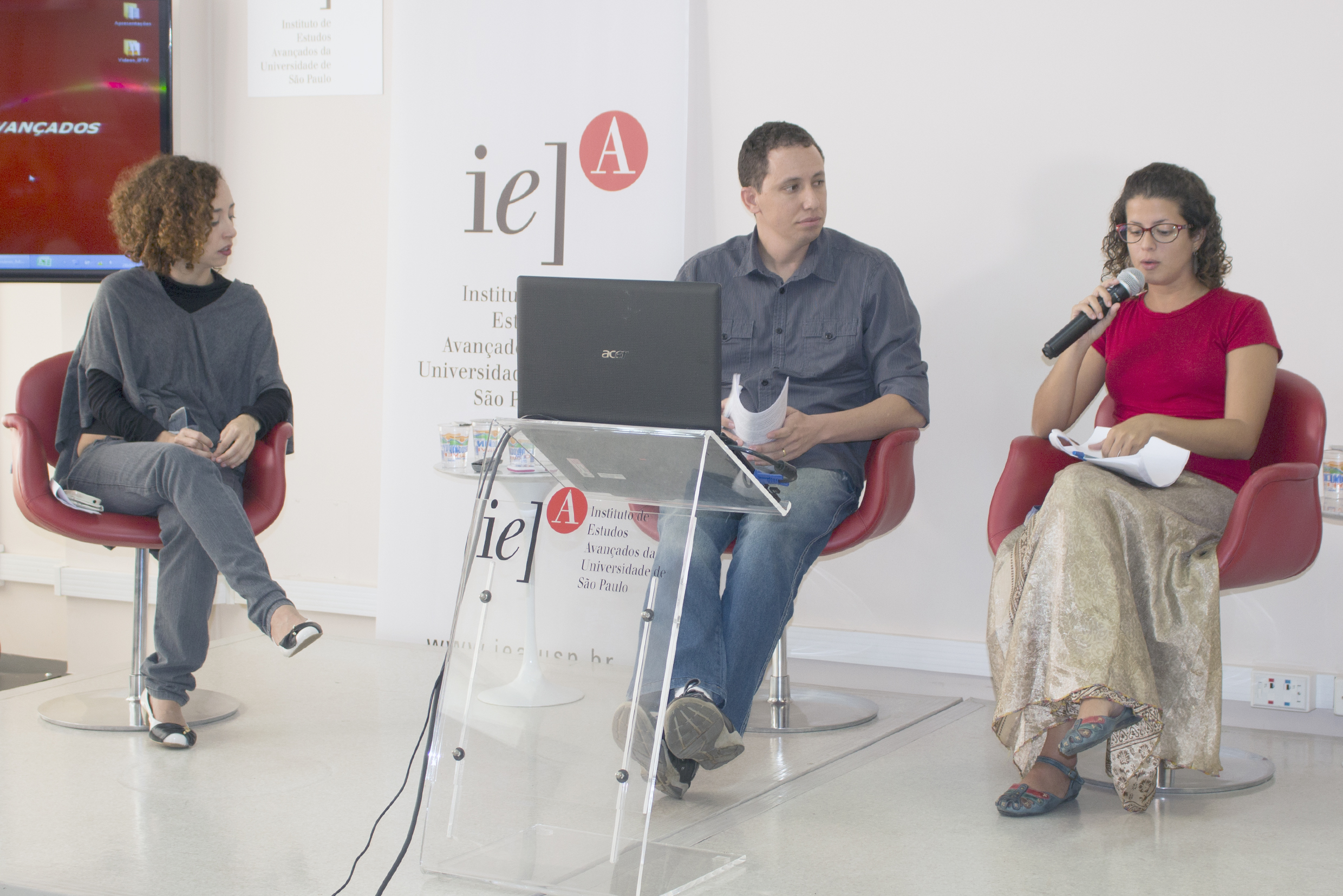 Suzana Lourenço, Rafael Fonseca e Luciana Borges