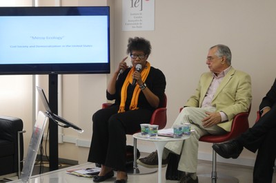 Traciel Reid e José Álvaro Moisés - (03/12/2015)