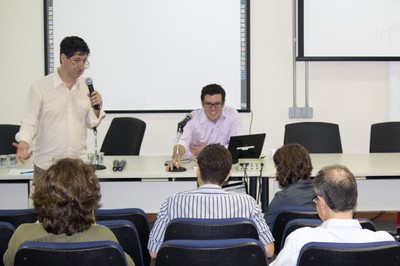 Mario Sergio Salerno faz a abertura do evento e apresenta Bruno César Araújo