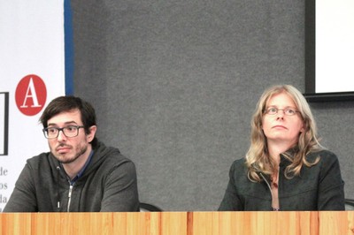 Nícolas Arata e Jutta Schimdt Machado
