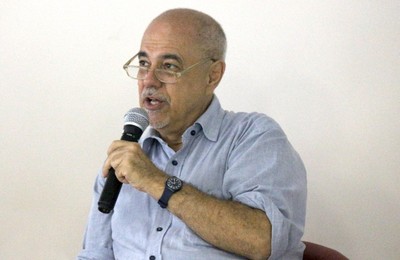 José Pedro Costa abre o evento e apresenta o expositor, Gustavo Martinelli