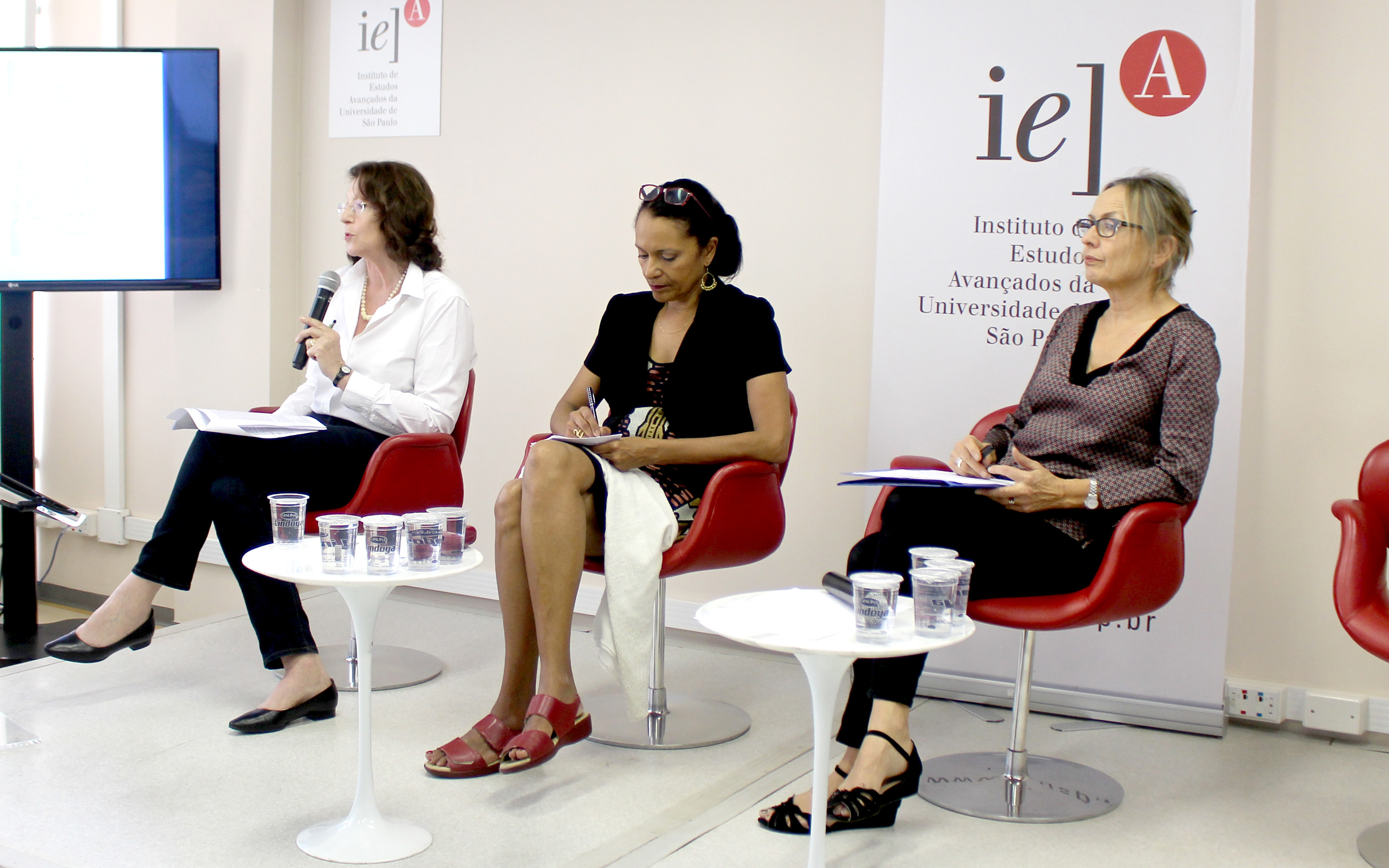 Geneviève Haroche-Bouzinac, Ligia Fonseca Ferreira e Brigitte Diaz