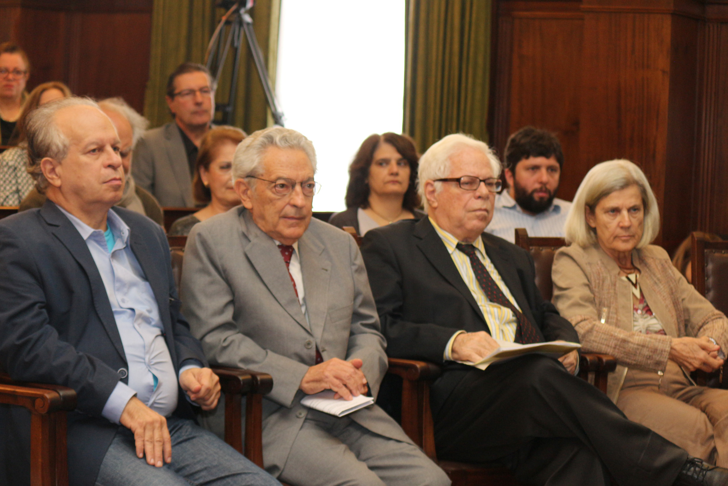 Renato Janine Ribeiro, Alfredo Bosi, Sérgio Paulo Rouanet e Bárbara Freitag
