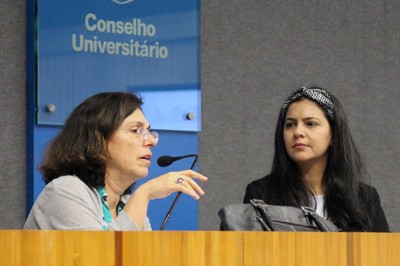 Sandra Maria Sawaya e Pollyanna Fernandes Patriota