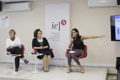 Vera Soares, Leila Saadé e Carolina Brito