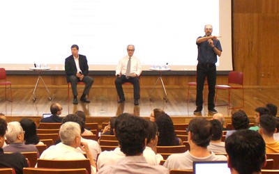 José Eduardo Krieger, Marcos Buckeridge e Fabio Kon 