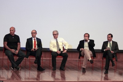 Alexandre Calil, Roberto Marcondes Cesar Jr., Marcos Buckeridge, Daniel Annenberg e  Eduardo Haddad 