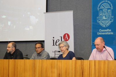 André Felipe Simões, Luis Ricardo Chirinos, Neli Aparecida de Mello-Théry e Vincent Dubreuil - Mesa 1 - 24/10/2016