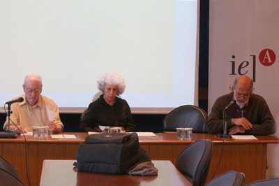 Hugh Lacey, Marijane Vieira Lisboa e Pablo Mariconda
