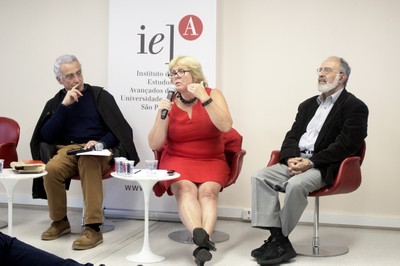 José Teixeira Coelho Netto, Jane Ohlmeyer e Guilherme Ary Plonski