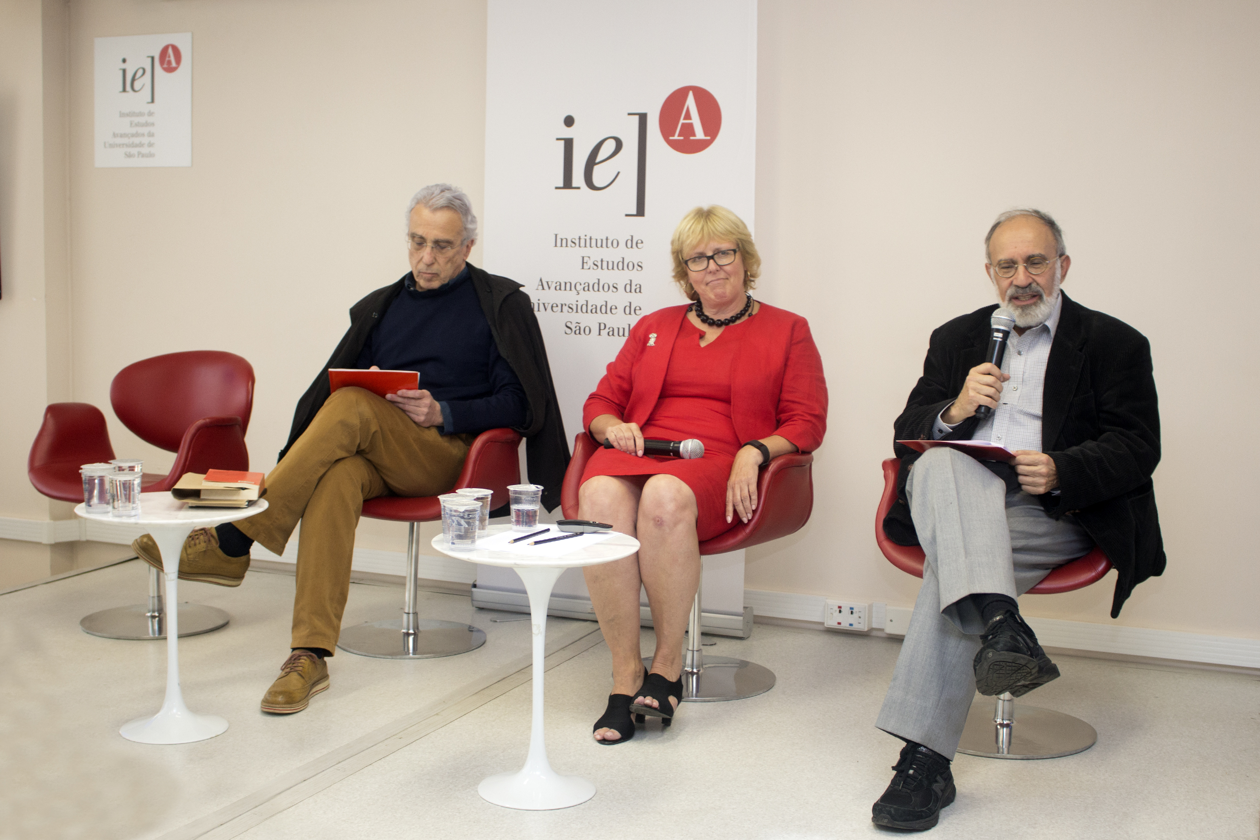 José Teixeira Coelho Netto, Jane Ohlmeyer e Guilherme Ary Plonski
