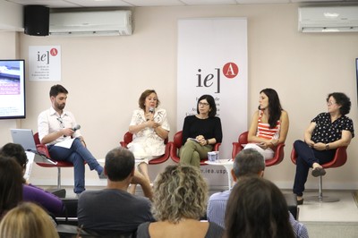 Thiago Sevilhano Puglieri, Regina Costa Pinto, Maria Luisa Otero D'Almeida, Camilla Vitti Mariano e Dalva Lúcia Araújo de Faria 