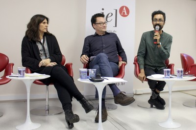 Virginia Vecchioli, Márcio Seligmann-Silva e Jaime Lauriano 