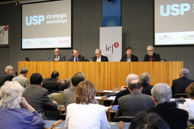 Paulo Saldiva, Cristovam Buarque, Marco Antônio Zago, José Eduardo Krieger e Marcos Buckeridge