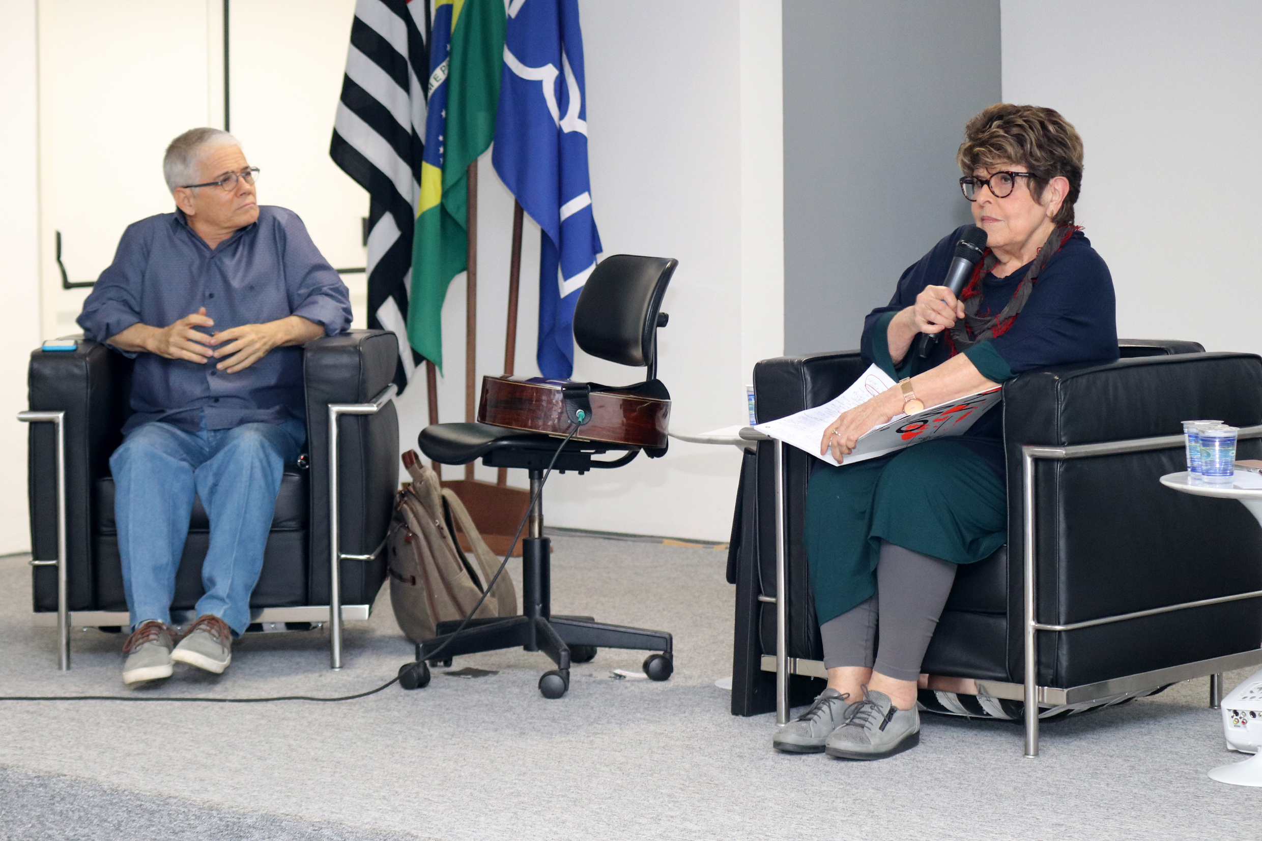 Antonio Nobrega e Regina Silveira