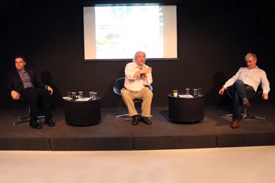 Eduardo Saron, Ricardo Ohtake e Heitor Martins