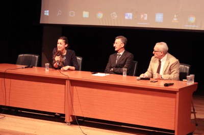 Sonja Ayeb-Karlsson, José Otávio Costa Auler e Paulo Saldiva