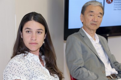 Larissa Rahmilevitz e Osvaldo Nakao