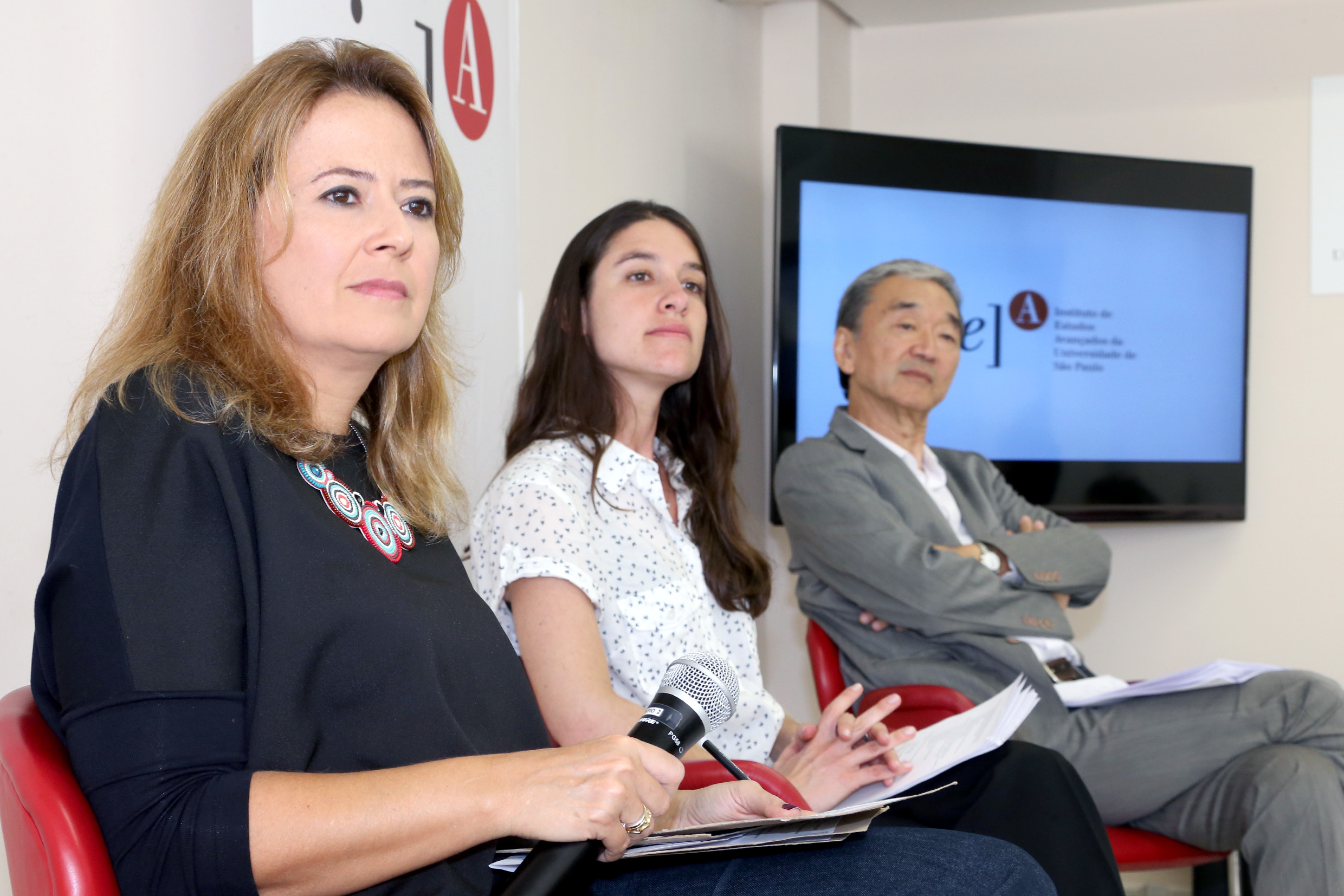 Patricia Iglesias, Larissa Rahmilevitz e Osvaldo Nakao