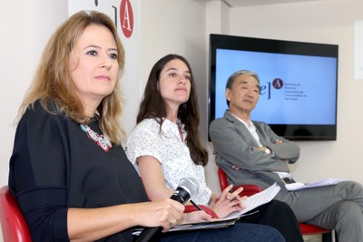 Patricia Iglesias, Larissa Rahmilevitz e Osvaldo Nakao