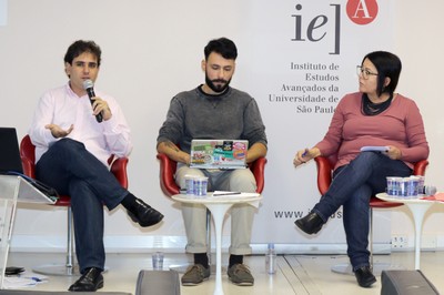 Murilo Gaspardo, Vinícius Russo e Zuleica Goulart 