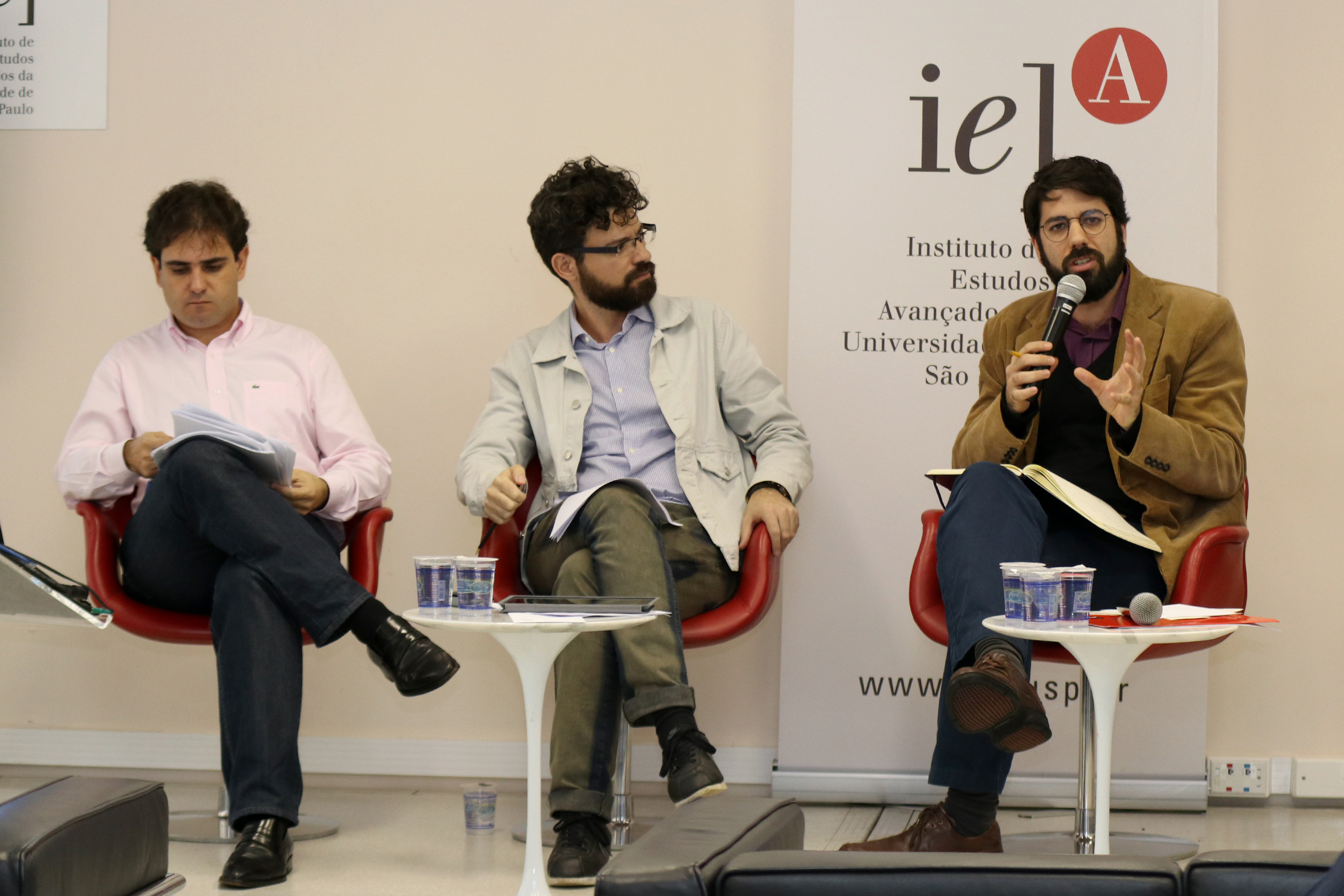 Murilo Gaspardo, José Veríssimo e Américo Sampaio 