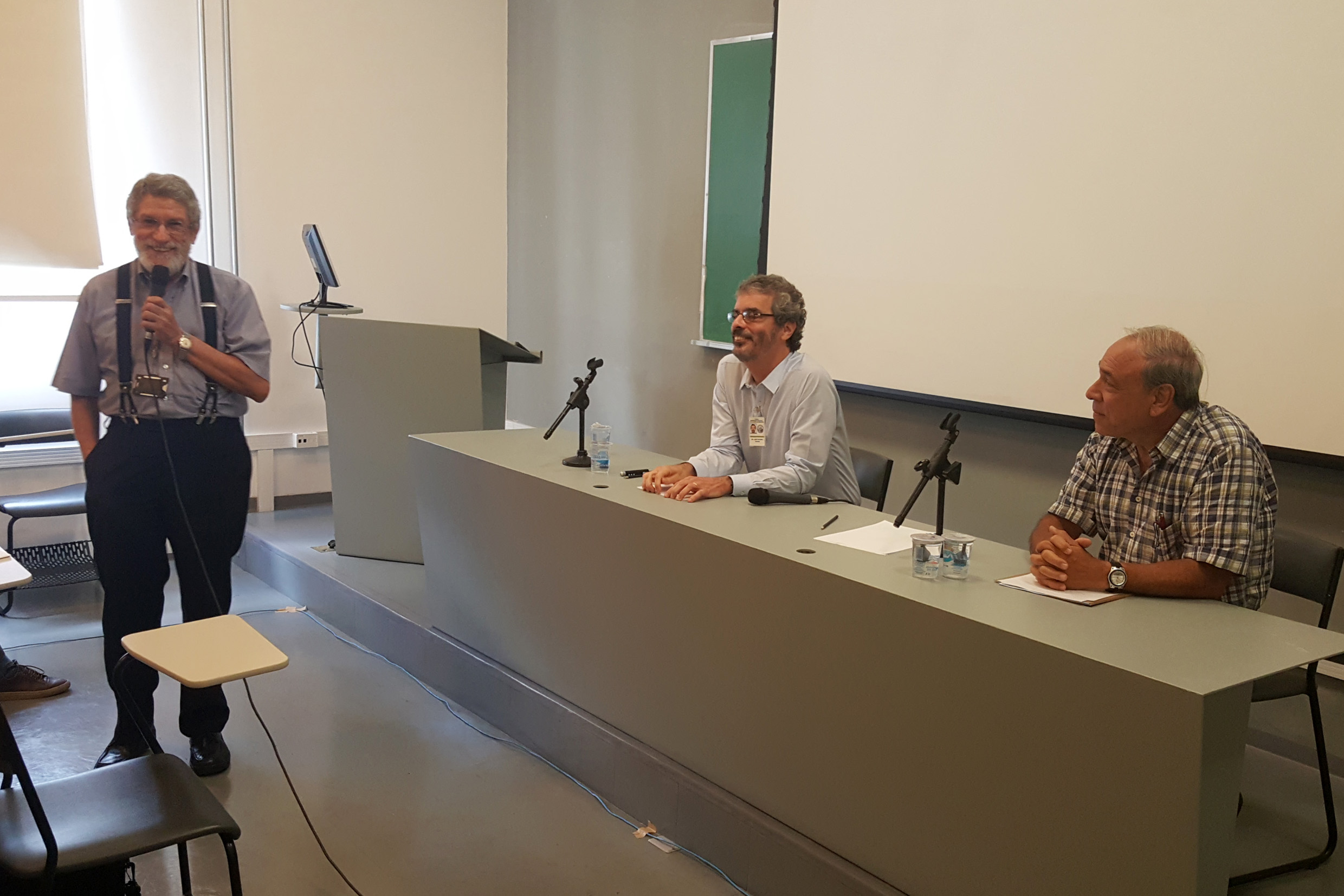 Moisés Goldbaum, José Ricardo Ayres e Gildo Magalhães dos Santos