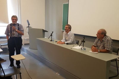 Moisés Goldbaum, José Ricardo Ayres e Gildo Magalhães dos Santos