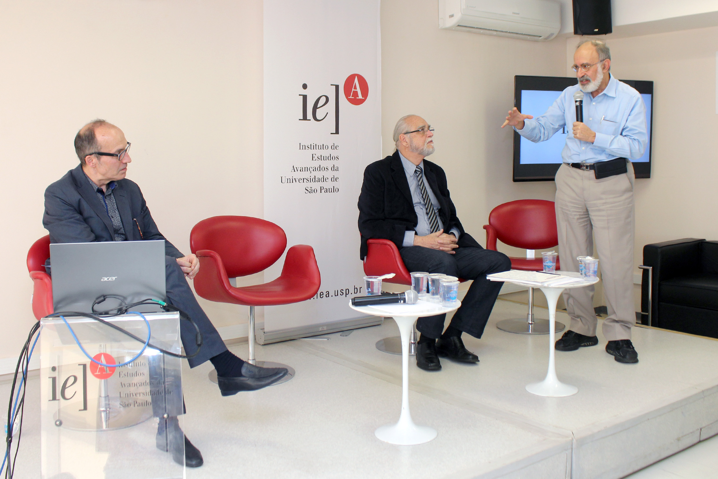 Senén Barro Ameneiro, José Alberto Aranha  e Guilherme Ary Plonski