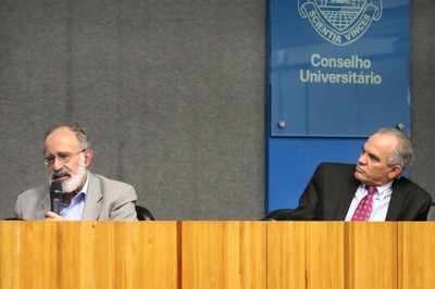Guilherme Ary Plonski e Hélio Dias