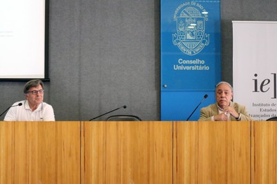 Dominique Flament e Gildo Magalhães dos Santos Filho