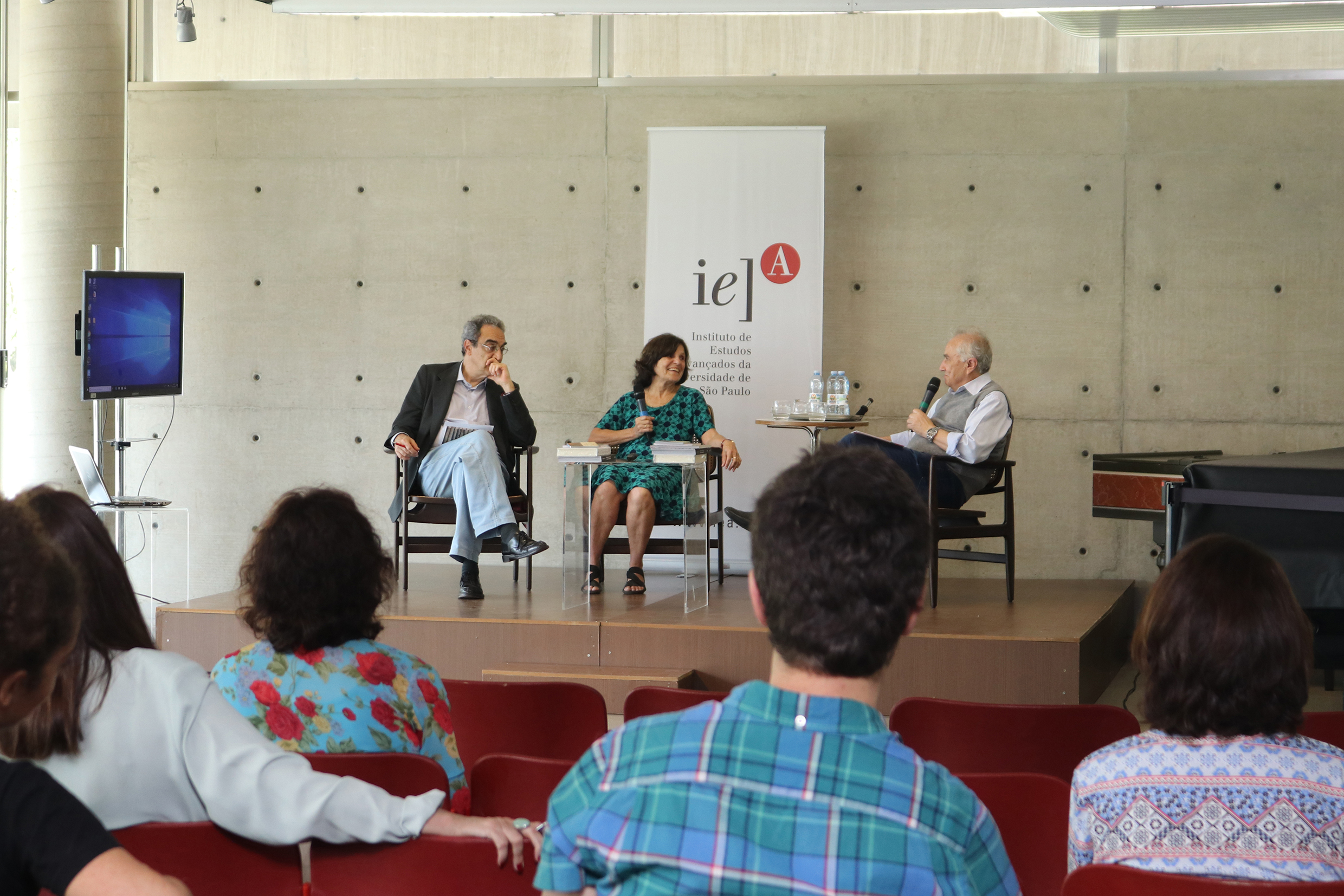 Augusto Calil, Elisa Nazarian e Plínio Martins Filho