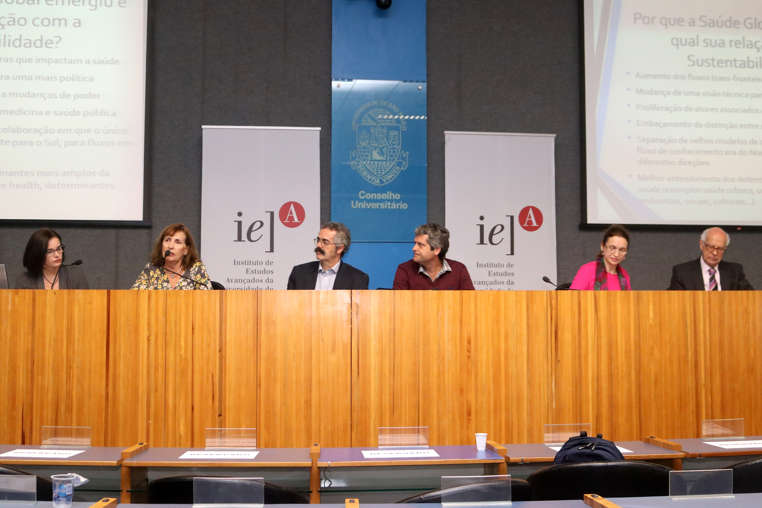 Lígia Vizeu Barrozo, Helena Ribeiro, Eugênio Fernandes Queiroga, Sérgio Pacca, Ana Paula Fracalanza e Arlindo Philippi Jr - Painel I - 12/06/2018