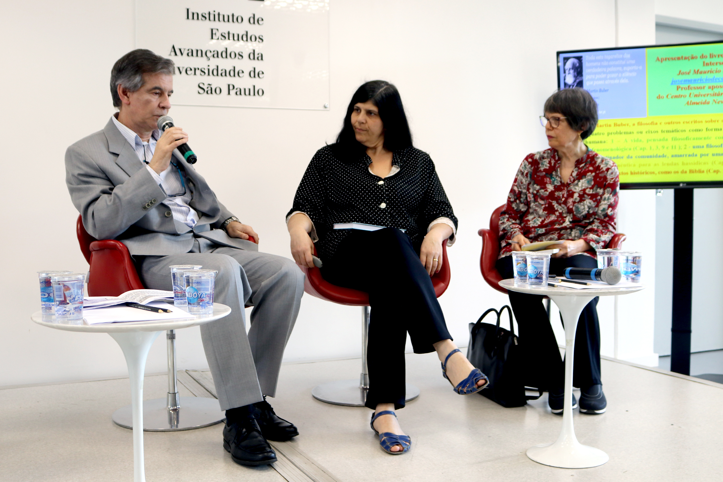 José Maurício de Carvalho, Monica Aiub e Liana Gottlieb  