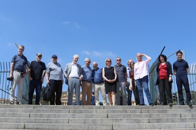 Participantes visitam o Museu Paulista