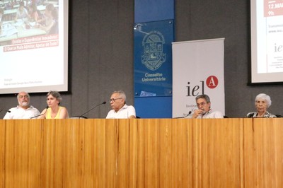 Elie Ghanem, Helena Singer, Lino de Macedo, Nílson José Machado e Yvonne Mascarenhas