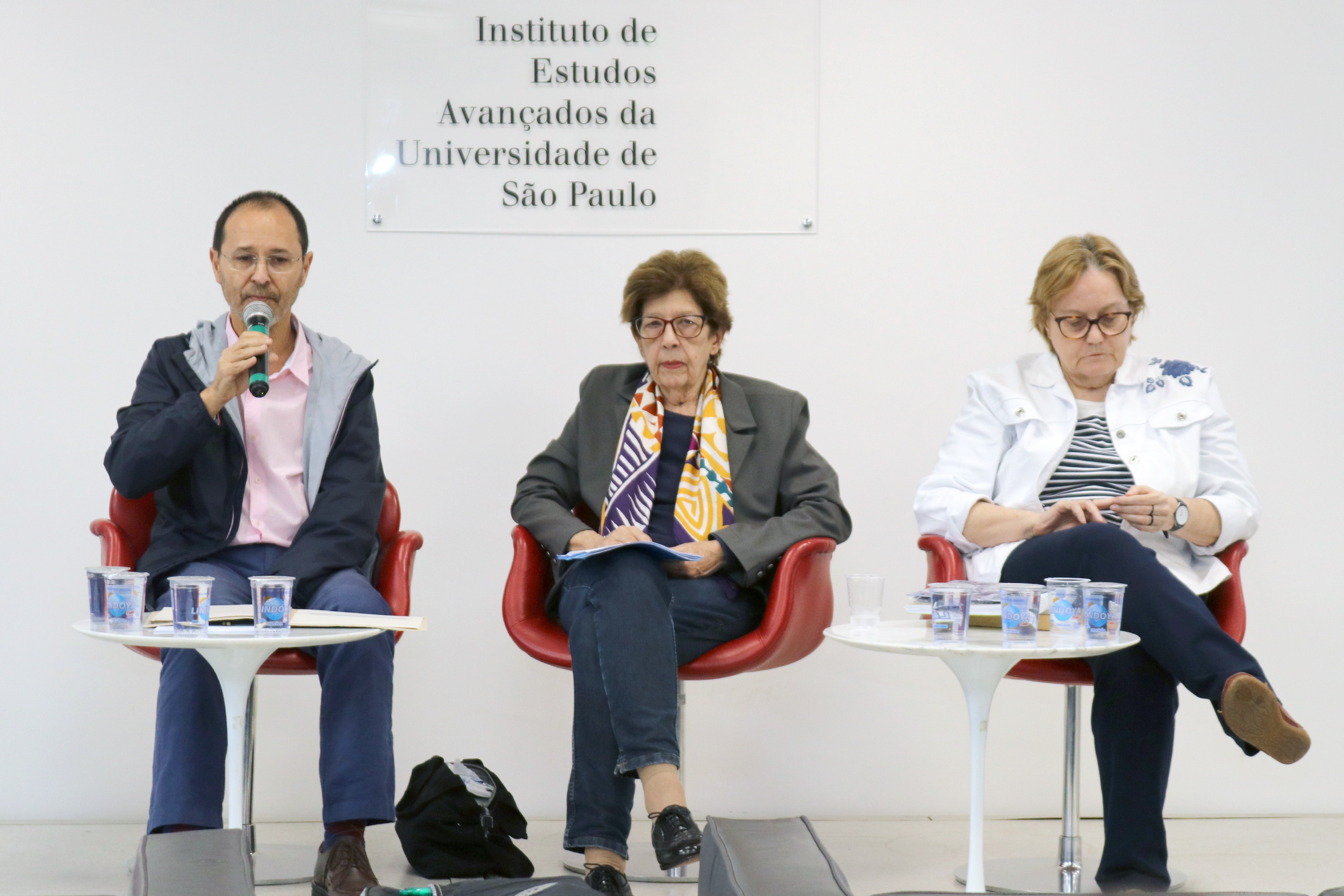 João Roberto Faria, Regina Campos e Norma Wimmer