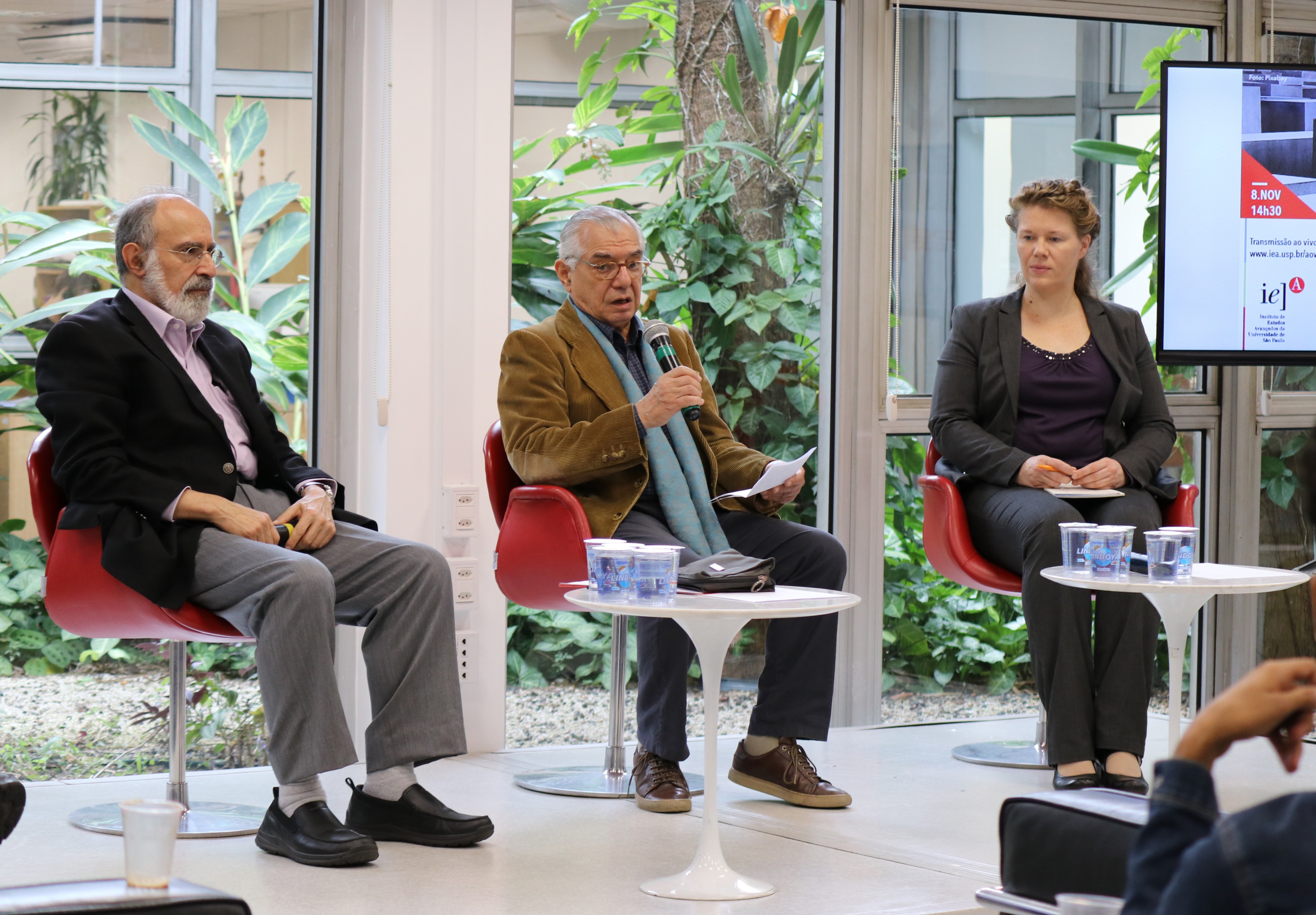 Guilherme Ary Plonski, José Álvaro e Brigitte Weiffen