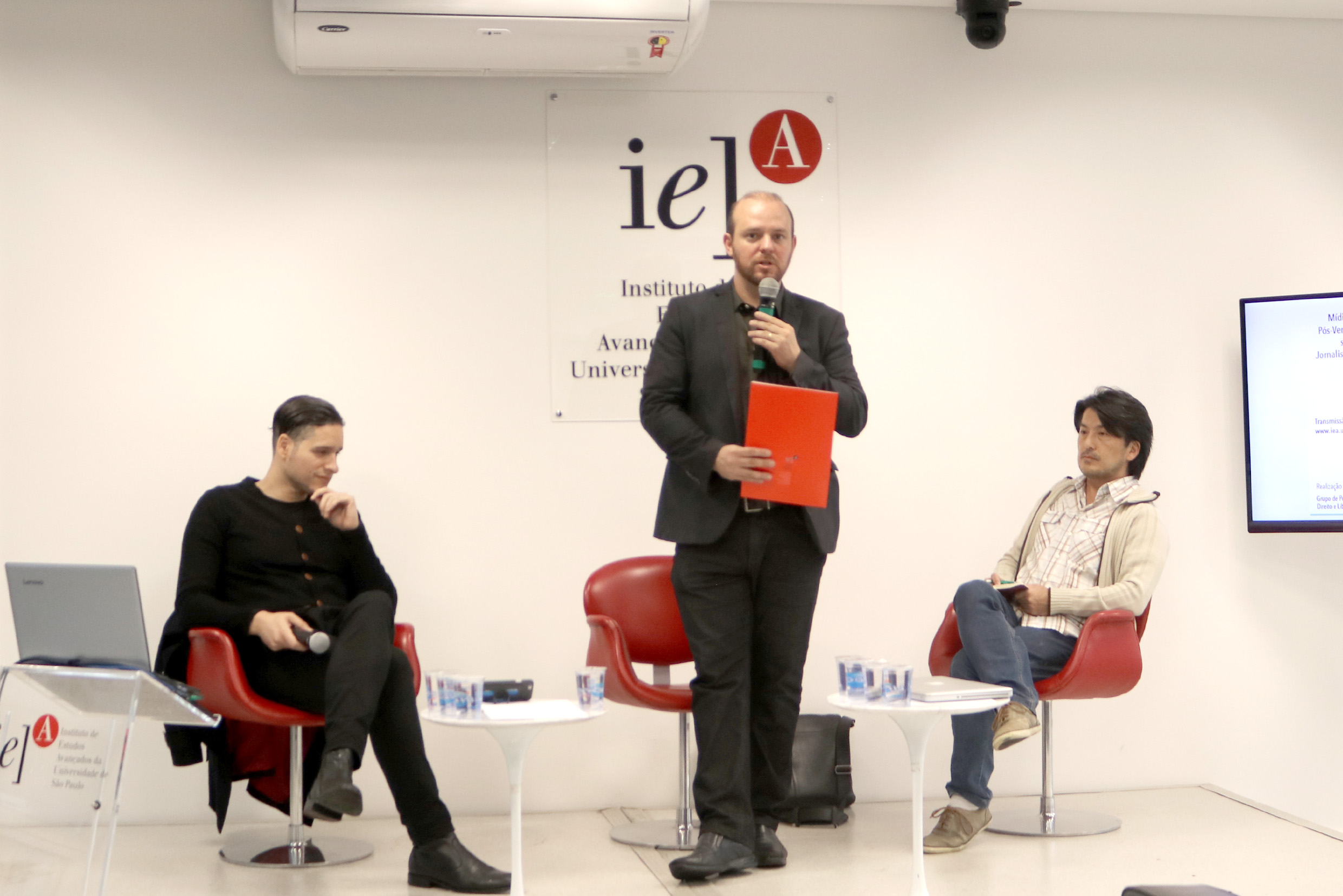 Marco Bastos, Vitor Blotta e Eduardo Nunomura