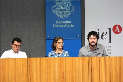 Gustavo Prietro, Ana Fani Alessandri Carlos  e César Simoni Santos - 02/10/2018