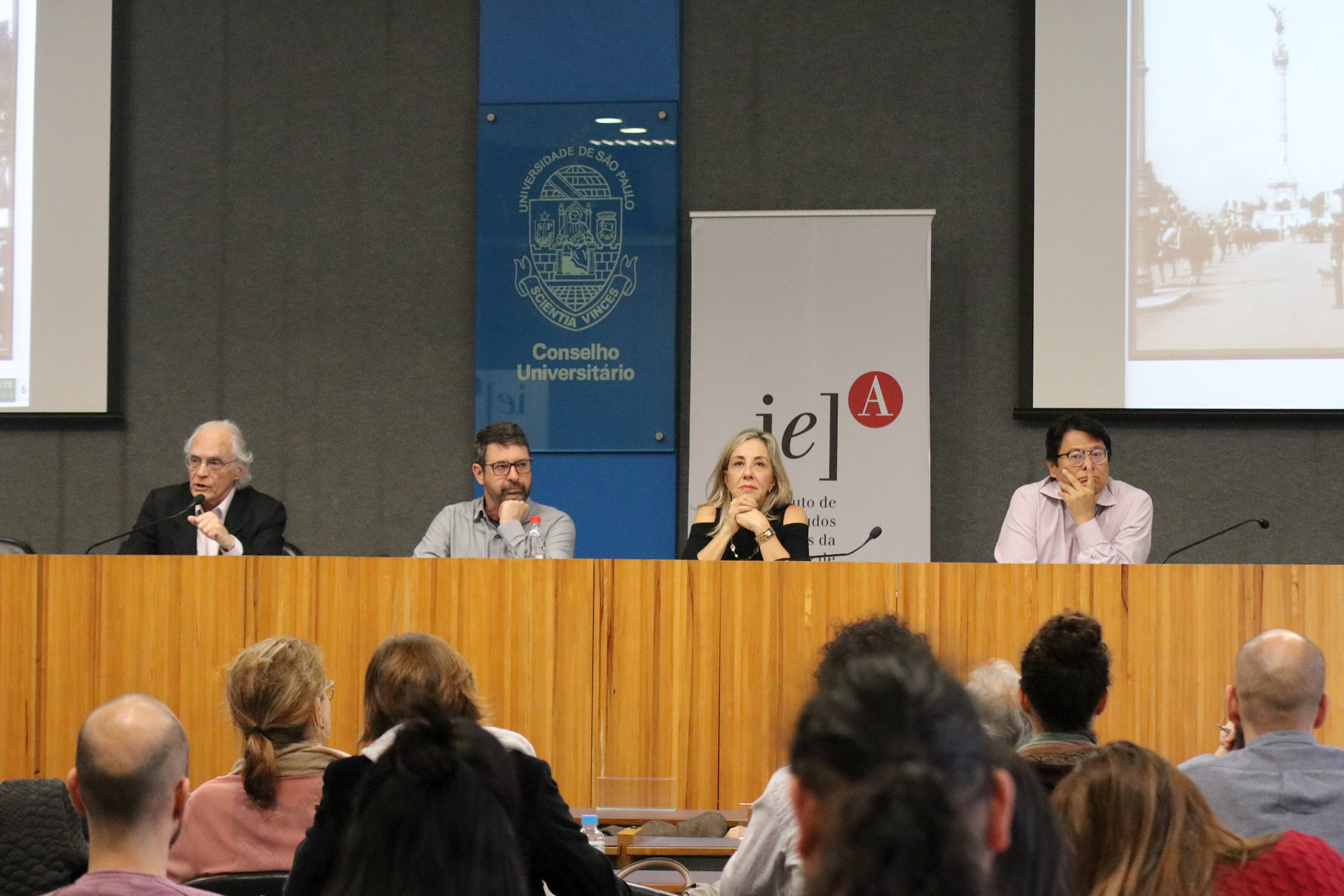 Paulo Sandroni, Carlos Leite, Maria Fernandes Caldas e Kazuo Nakano
