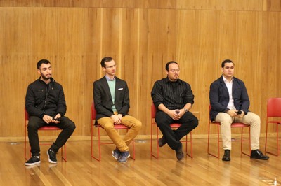 Deyvid Amgarten, Christian Hoffmann, Jansen Araújo e Eric Aguiar